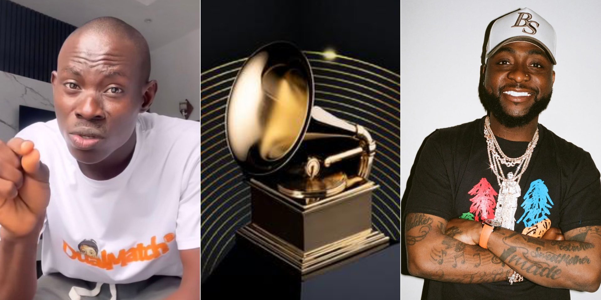 Geh Geh blasts Davido over Grammy loss
