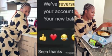 “Eat first before ungrateful people stress you out” — Lady reverse money sent to friend because she replied with ‘seen, thanks’