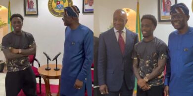 Sanwo-Olu receives American streamer Kai Cenat in Lagos