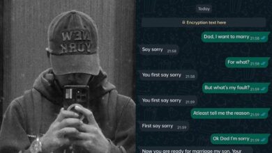 “You have learned to say sorry without a reason” – Father declares son ready for marriage