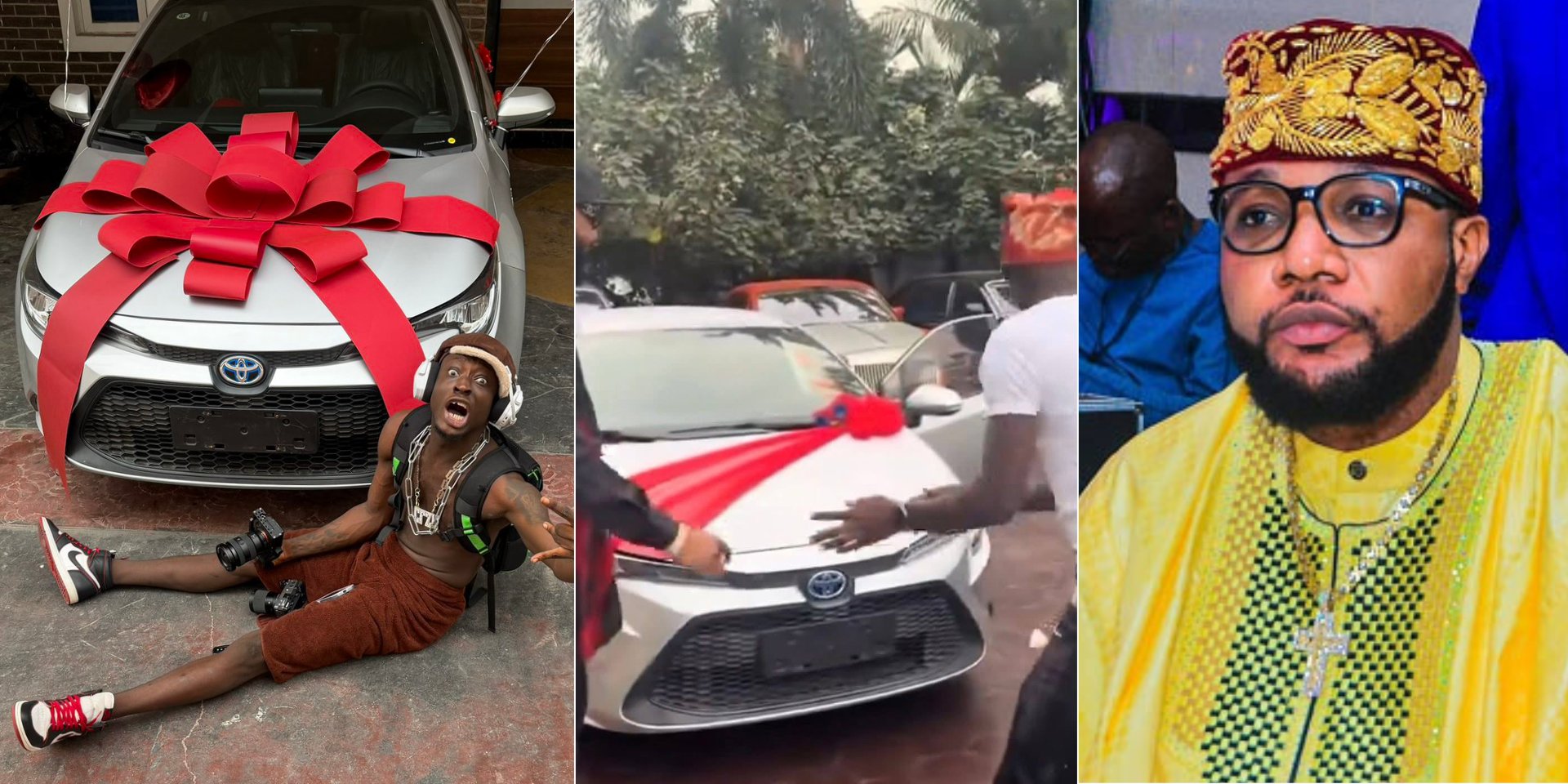 E-Money unfollows Carter Efe after he and Peller damaged new car he gifted him