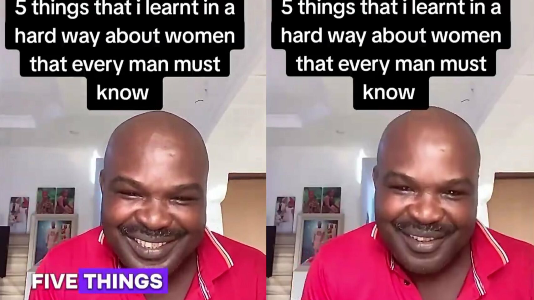 Man shares 5 things he learnt in a hard way about women that every man must know