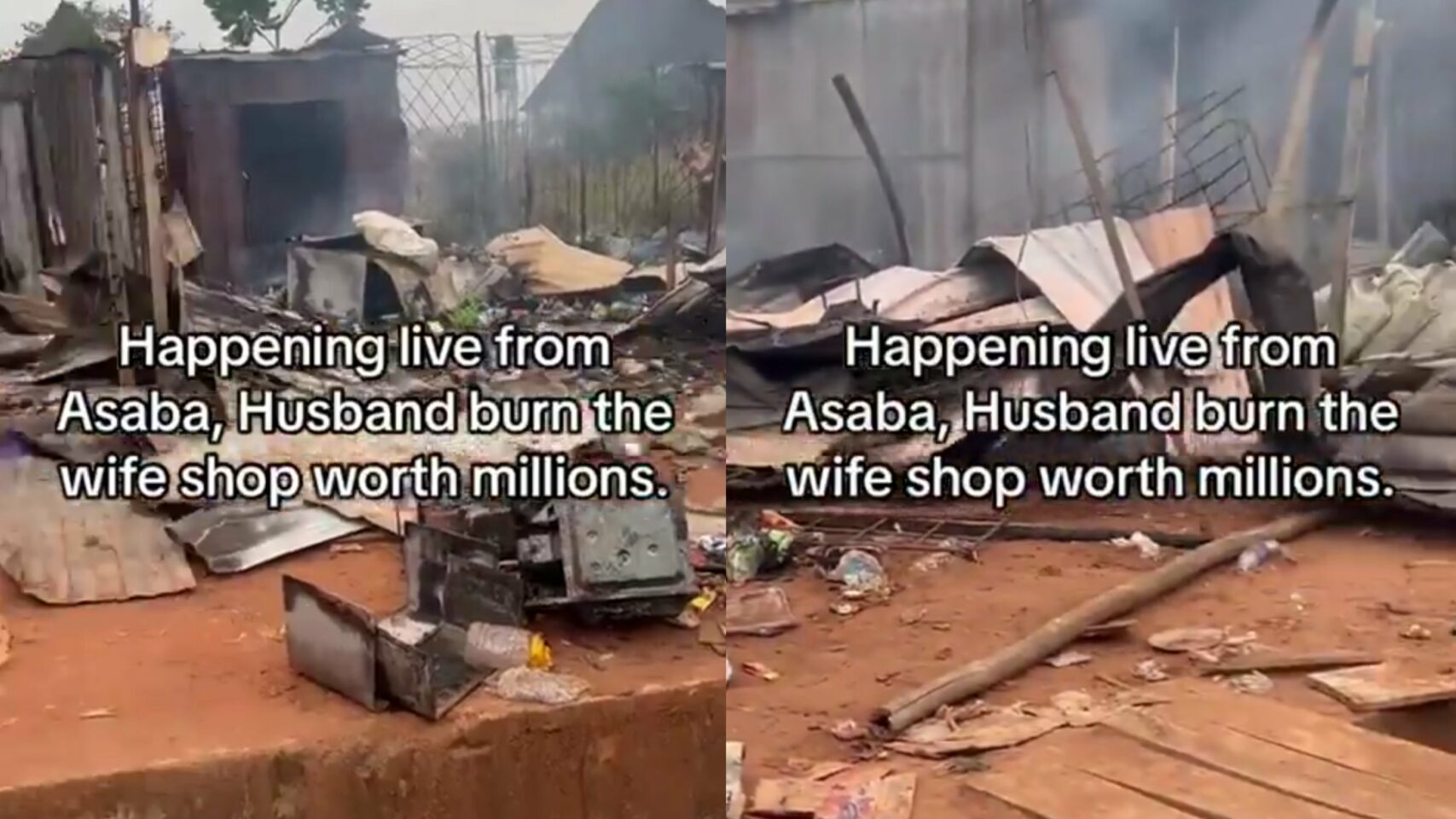 Husband sets wife’s ₦6m shop ablaze amid cheating accusations