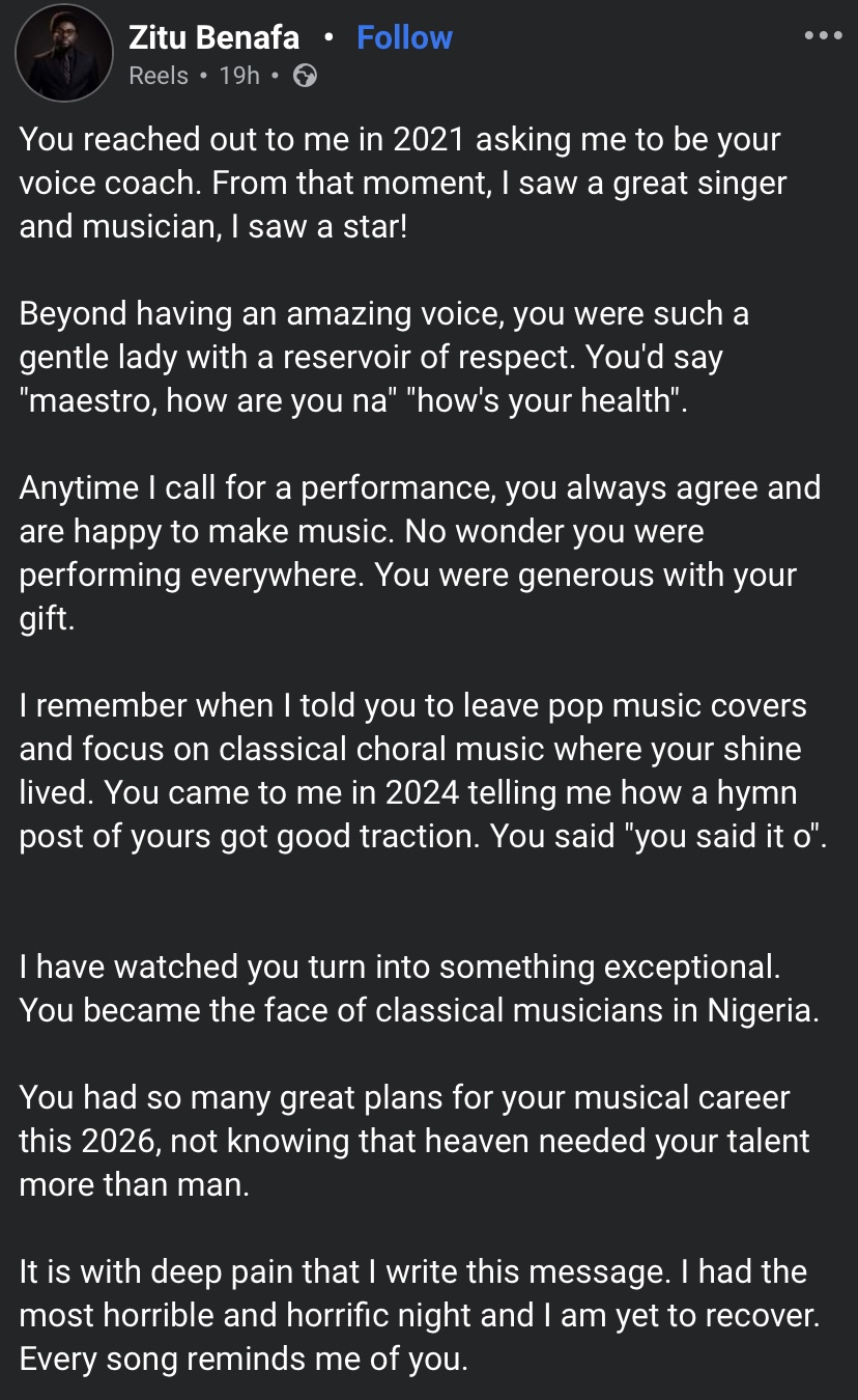 “I saw a star from day one” - Nanyah’s vocal coach reacts to her sudden death