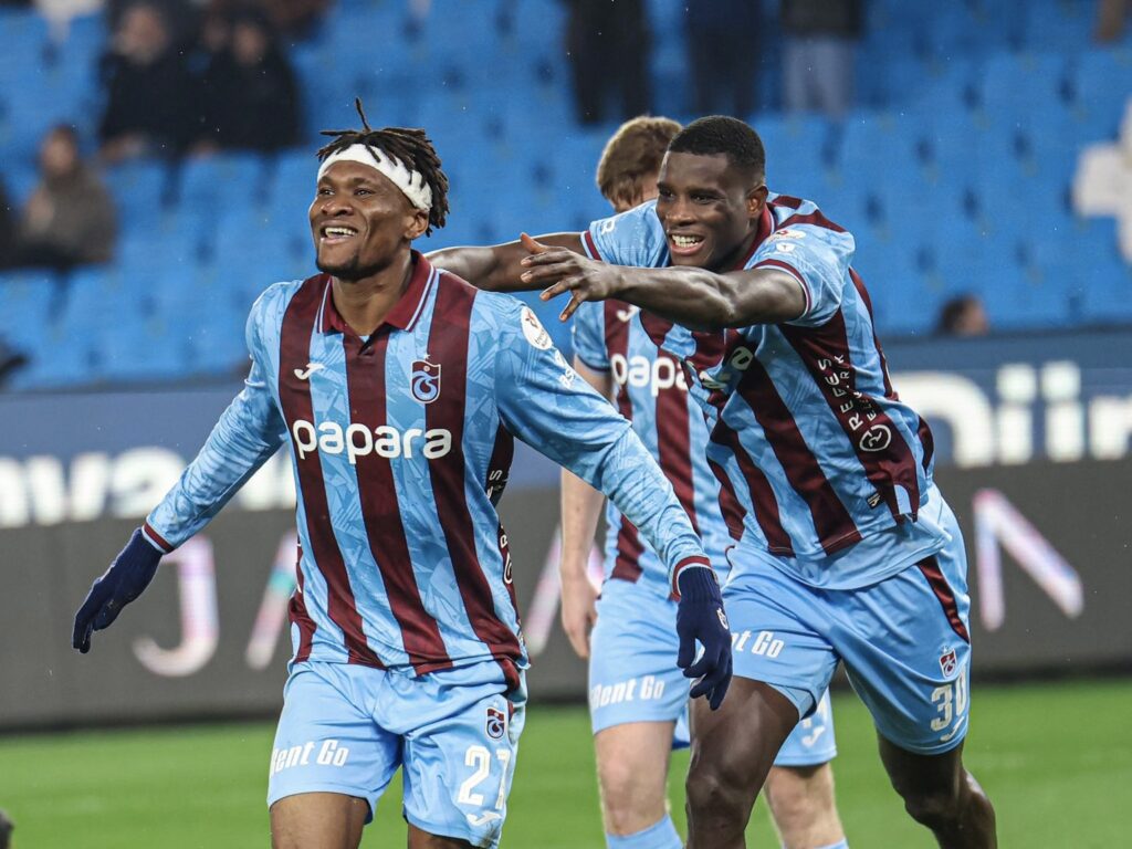 Onuachu, Nwaiwu power Trabzonspor past Karagümrük in 3-1 win