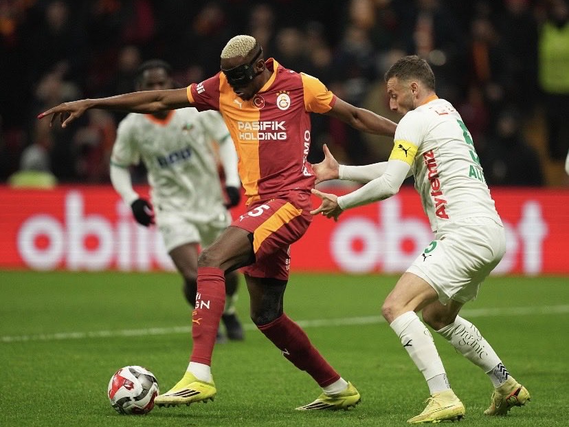 Osimhen inspires Galatasaray win over Alanyaspor with goal, assist