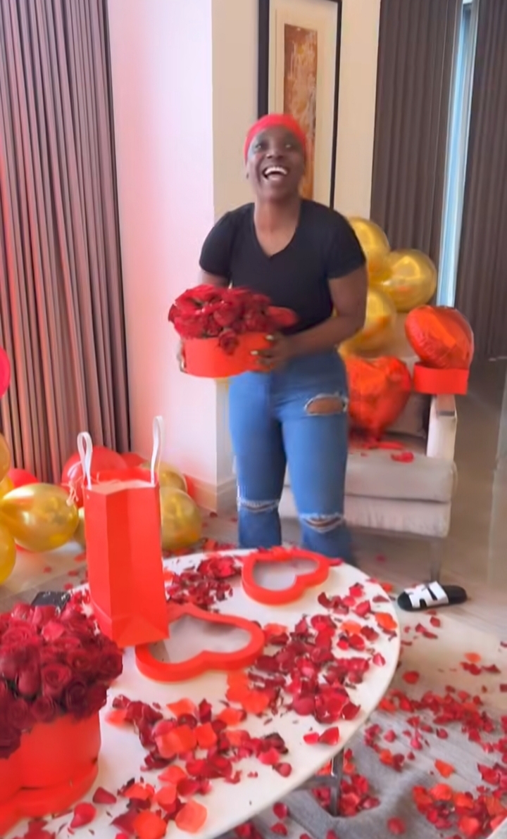 “You made me smile” – Annie Macaulay flaunts luxury treatment she received from mystery man on Val's Day