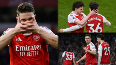 EPL: Gyokeres double sends Arsenal nine points clear