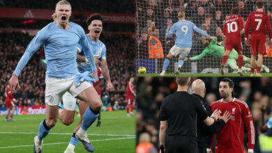 EPL: Haaland late penalty lifts Man City past Liverpool in chaotic finish