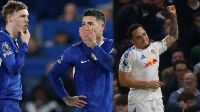 EPL: Chelsea throw away two-goal lead vs Leeds in 2-2 draw