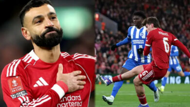 Salah inspires Liverpool FA Cup win against Brighton