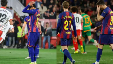 La Liga: Barcelona dealt title blow in Girona defeat