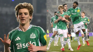 UCL: Gordon bags four as Newcastle United run riot on Qarabag