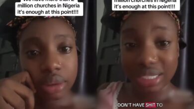 “Does the Holy Spirit not call pastors to help the youth?” – Lady qestions why Nigerian clergy keep opening churches