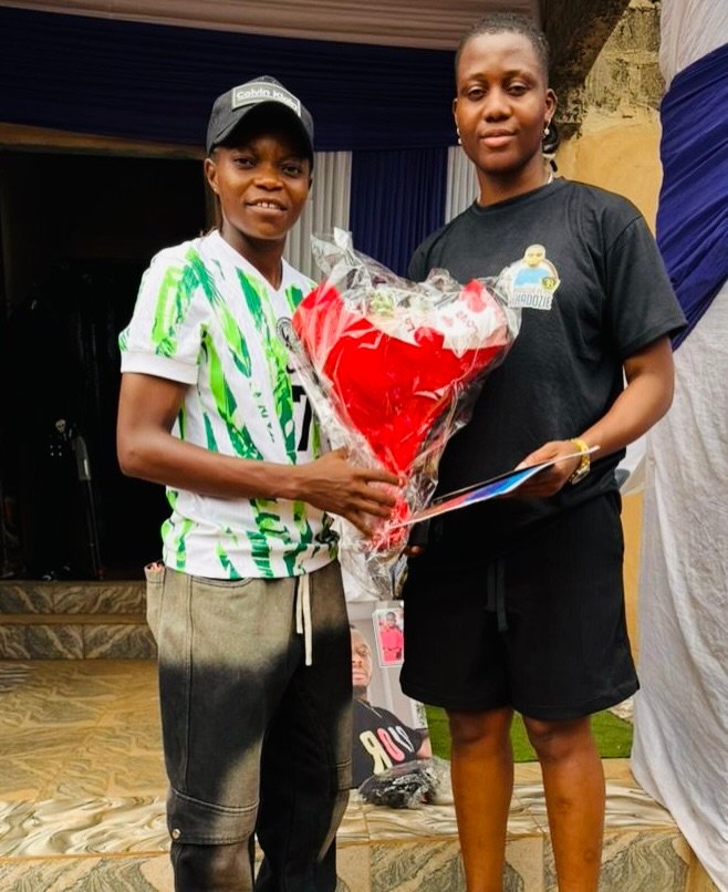 Chiamaka Nnadozie lays brother to rest