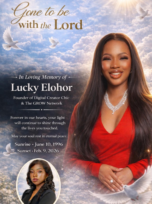 Digital Creator Chic Lucky Elohor passes away at 29
