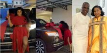 Rita Dominic left speechless as husband, Fidelis surprises her with Range Rover for Valentine's Day