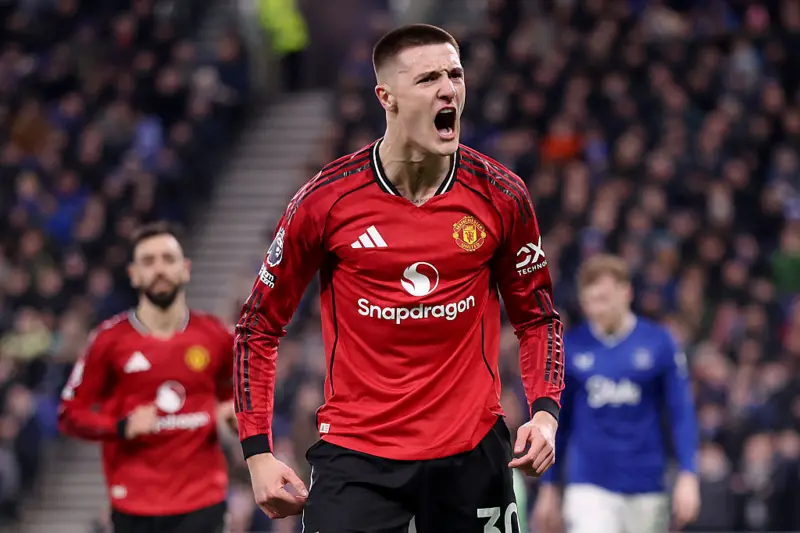 EPL: Benjamin Sesko comes off bench to score Man United winner at Everton