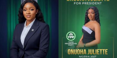 2027: Young lady announces plan to run for president against Tinubu, unveils political party