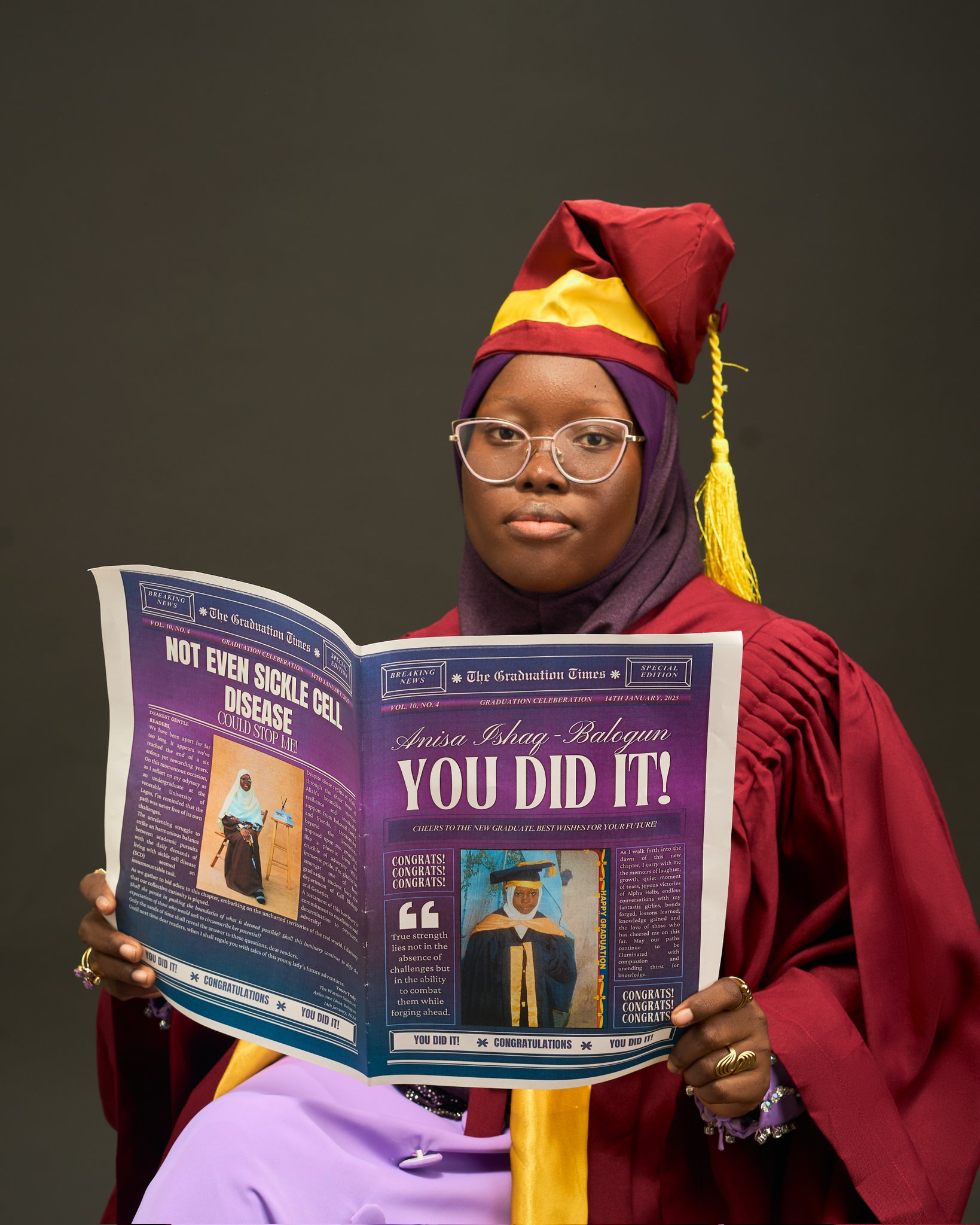 Lady with sickle cell passes away one year after earning a first-class degree from UNILAG