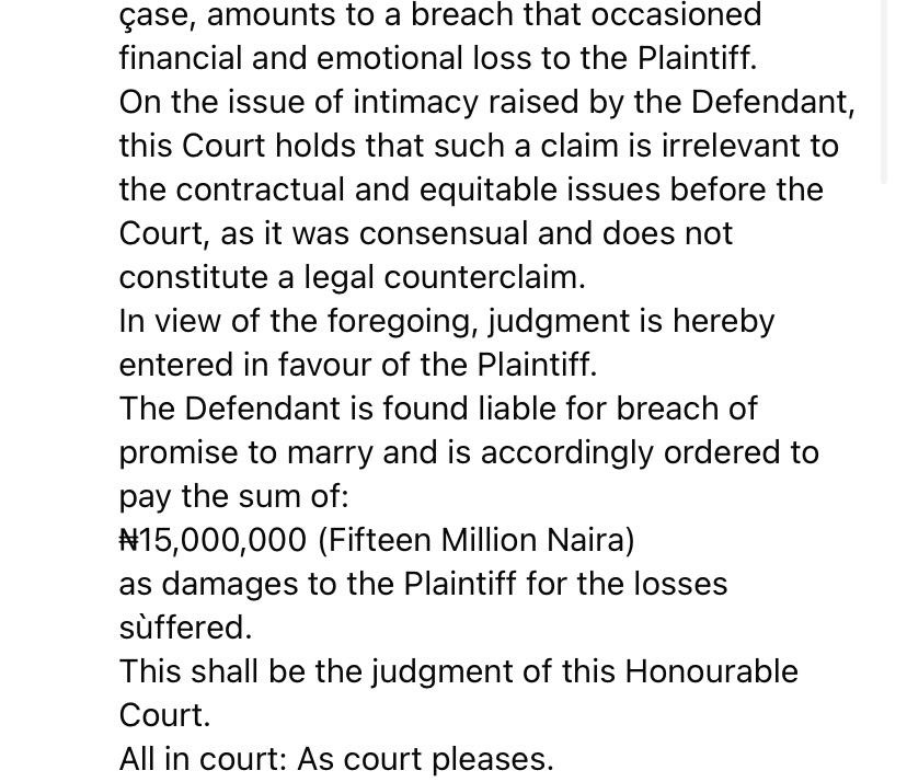 Man sues girlfriend for refusing to marry him after sponsoring University education