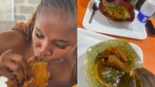 First date surprise: lady orders amala without hesitation, leaves date stunned