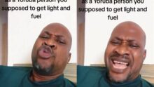 “As a Yoruba person, you no suppose no get light”— man says sarcastically