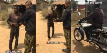 Viral kindness turns ₦1,500 dispute into motorcycle gift for Nigerian man