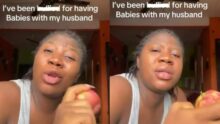 “If he wants 15 children, I’ll give birth to them” — Woman praises husband’s support