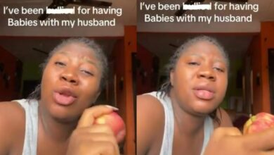 “If he wants 15 children, I’ll give birth to them” — Woman praises husband’s support