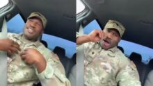 “I’m driving home to my own house — you’re still in the bush” — US-based soldier tells online critic