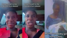 “I drove myself to the hospital at 5cm dilated” — Woman recounts solo childbirth experience
