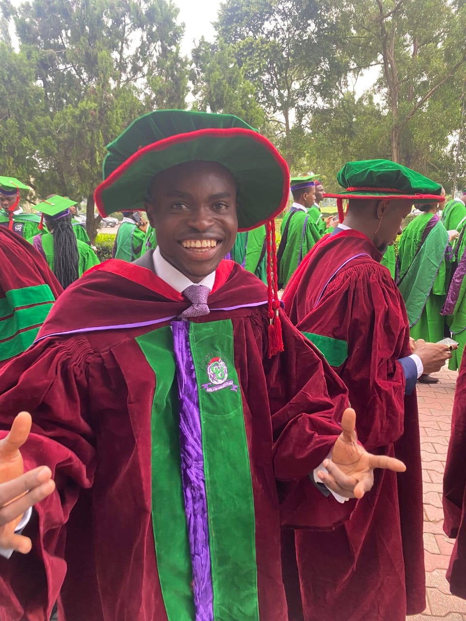 Photo of former lecturer at Convenat university