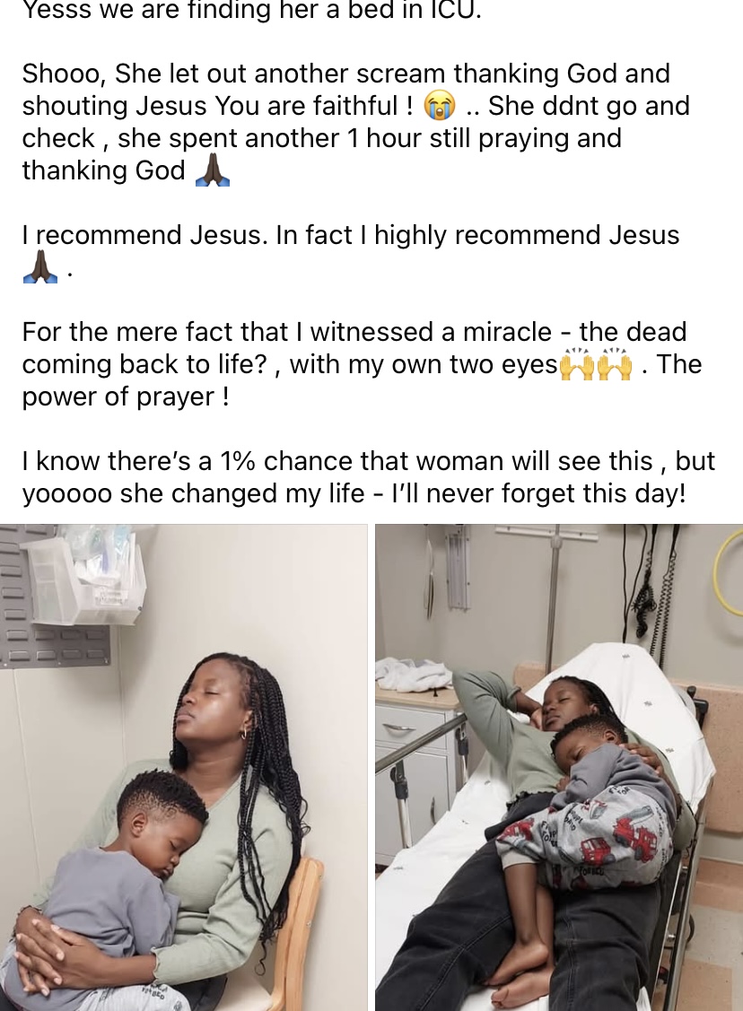 “I saw a ‘dead’ child come back to life after doctor...” – Lady shares her faith-shaking experience at hospital
