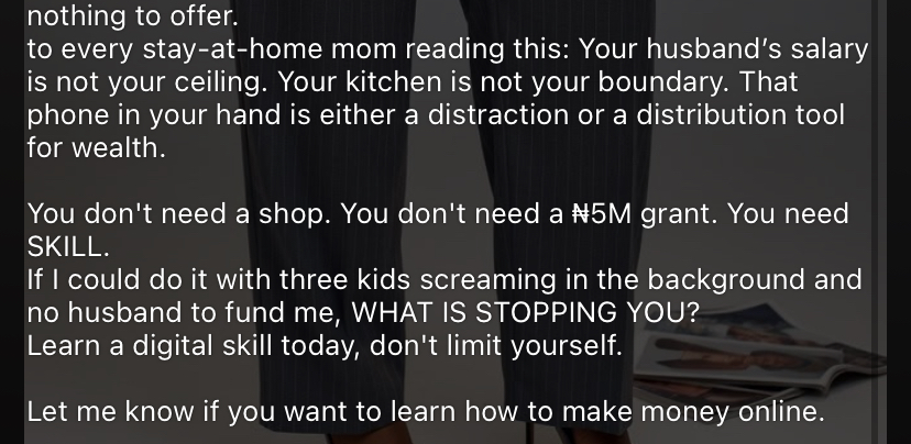 “Daughter sent home over ₦15k fees” – Mum shares how remote job ended her family’s struggles