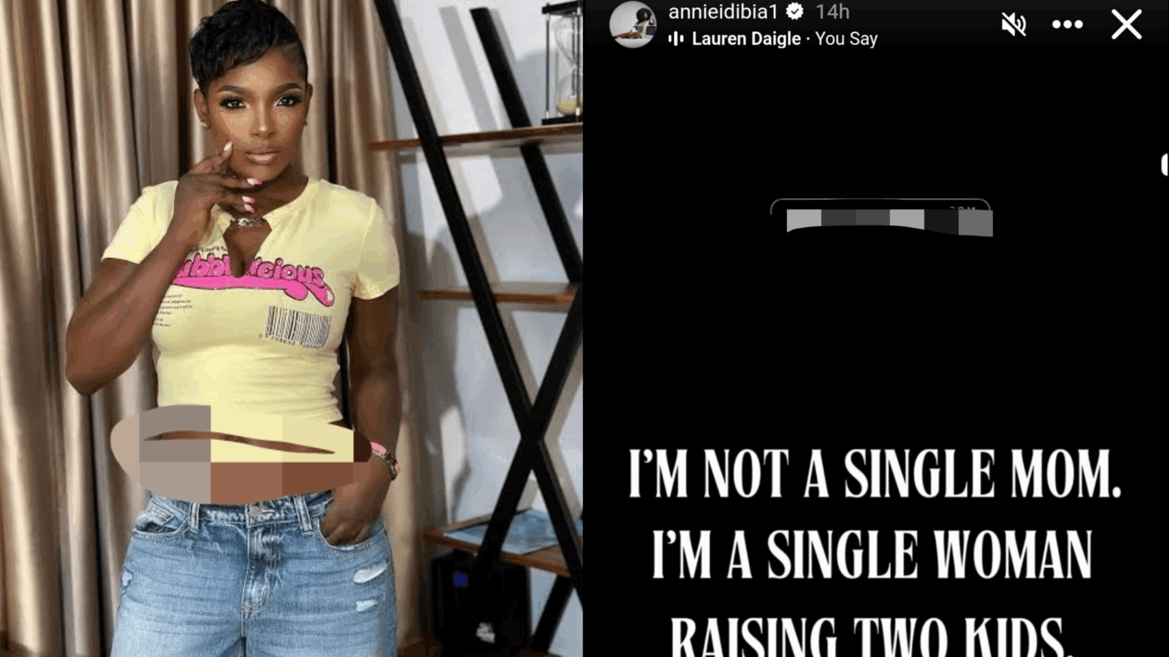 "I'm not a single mom, I'm a..."— 2Baba's ex-wife Annie Idibia clarifies divorce