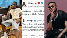 Wizkid’s son Boluwatife Balogun announces his Arabic name, declares, he is a muslim