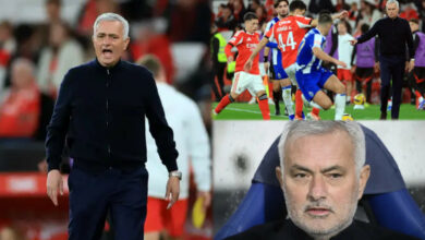 'He called me a traitor 50 times!' - Mourinho sent off after stormy Benfica-Porto draw