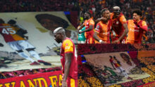 What Osimhen said after Galatasaray fans honoured late mother with heart-warming tifo