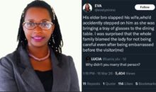 "I walked away after his brother slapped his wife, family blamed her" — Lady