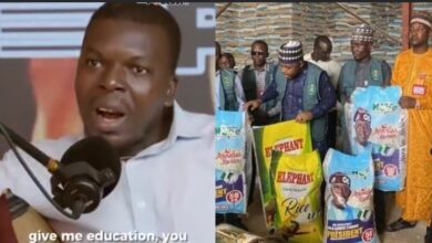 "Give me road, you bring rice, rice won't solve our problems" — Man blasts politicians