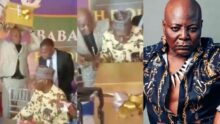 Charly Boy melts heart as he surprises Obasanjo with a huge box on his 89th birthday