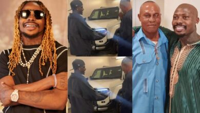 Asake surprises father with Toyota Land Cruiser days after gifting mother a luxurious vehicle