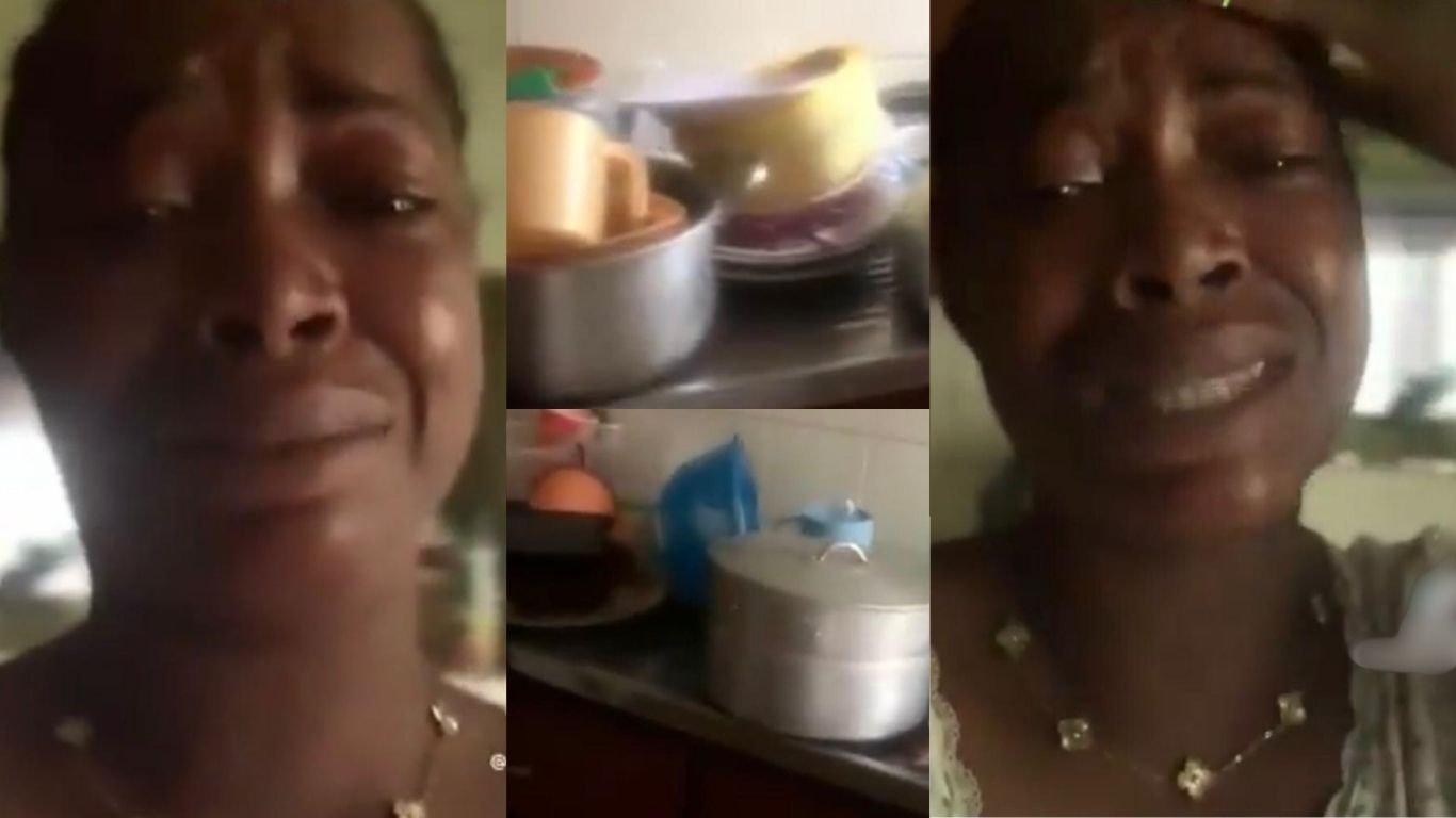 “I’m already tired of this marriage” – Woman cries out over messy kitchen, blames sisters-in-law