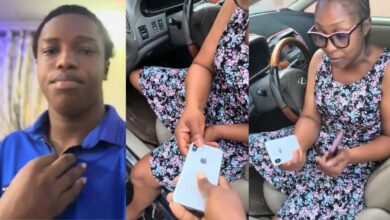 "Is this not the phone that cost ₦1M?” - Young man shares mom’s hilarious reaction after gifting her an iPhone X