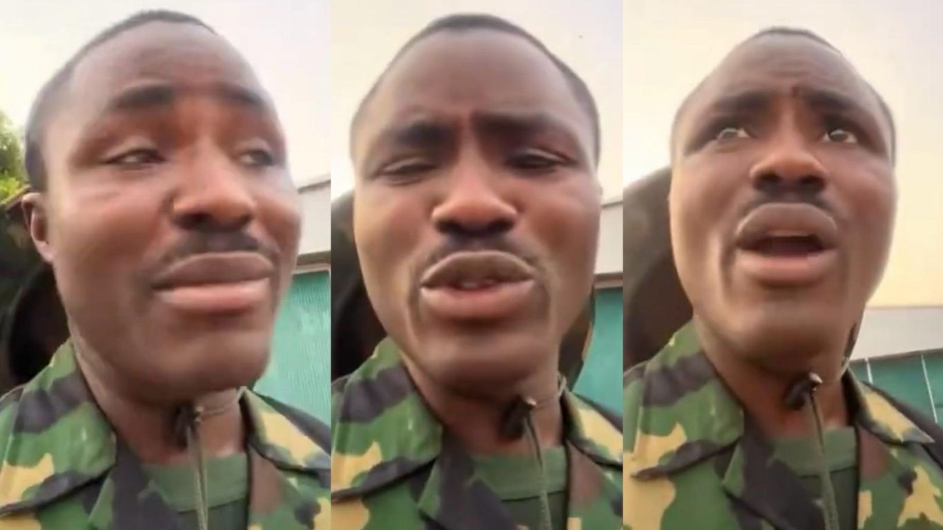 “Where do you want me to get ₦1.1 million from?” – Soldier cries out over stolen motorcycle