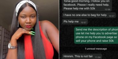 “Is this how people behave?” – Lady laments after stranger she dropped home at night calls back to borrow ₦50k