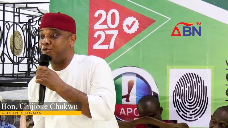 Abia APC chairman accuses Governor Otti of mismanagement, betrayal