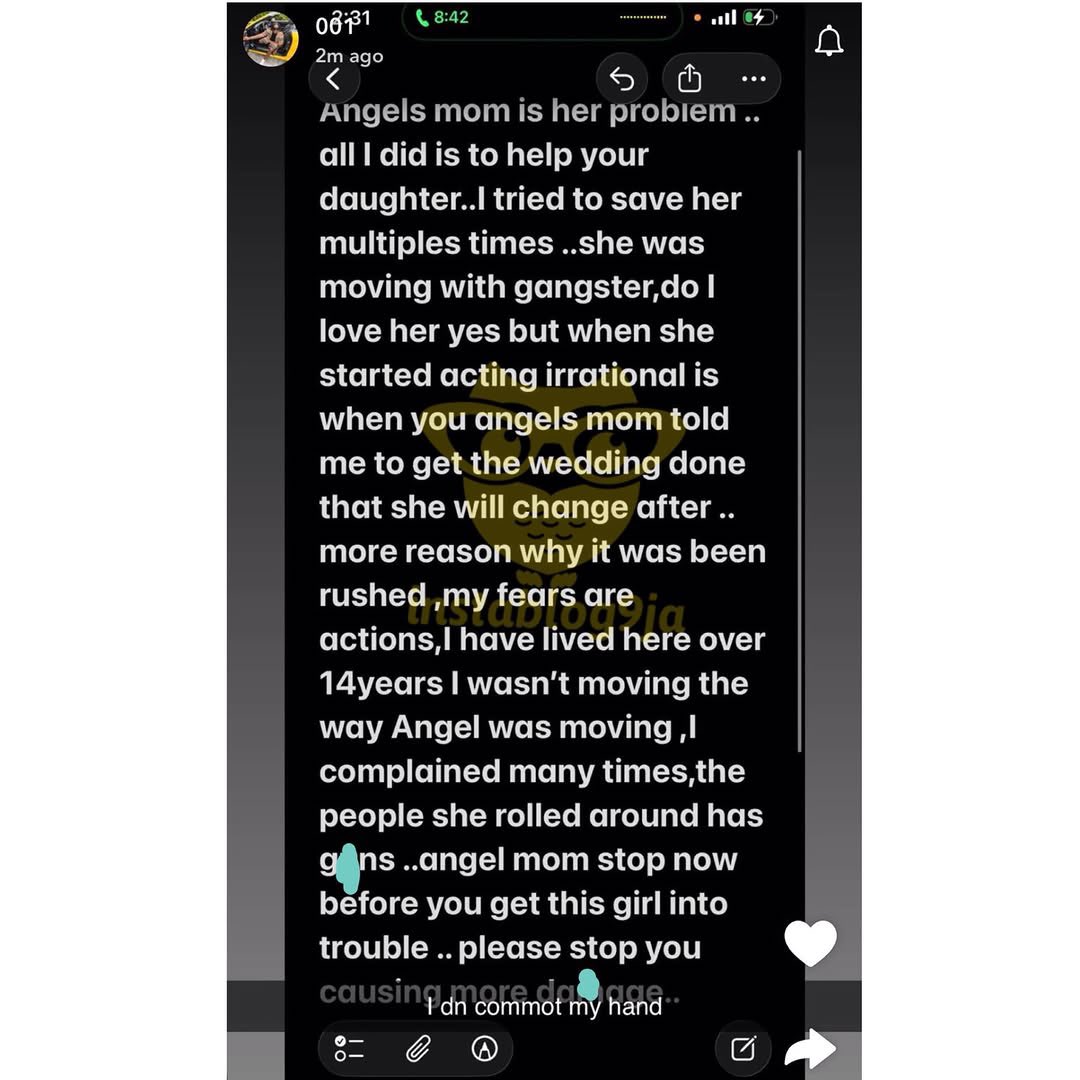 Angel Smith’s mum called out as Tumininu shares new claims