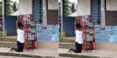 “Imagine seeing your wife like this in public…” - Man cries out
